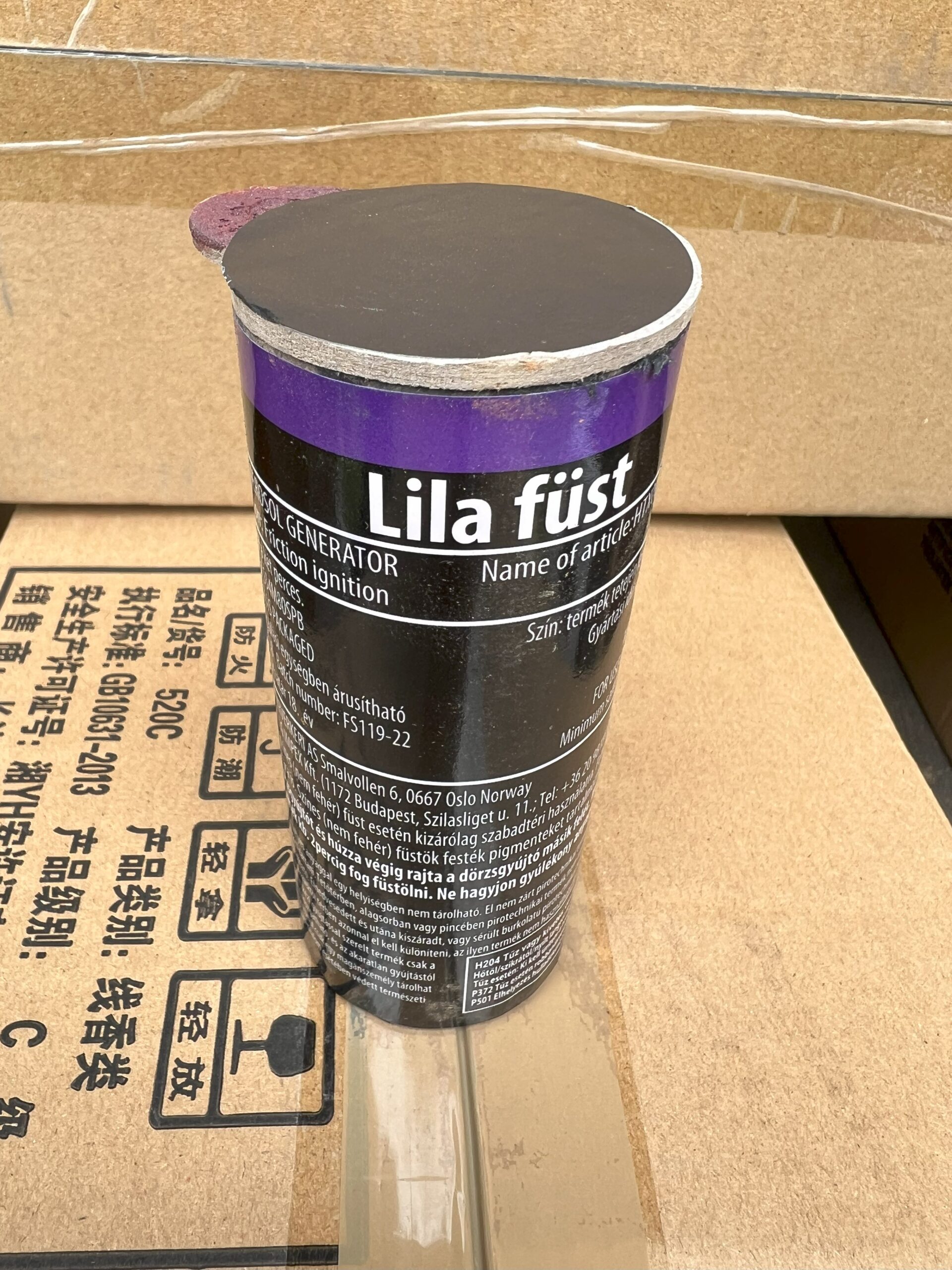 Füstbomba 120 másodperces lila