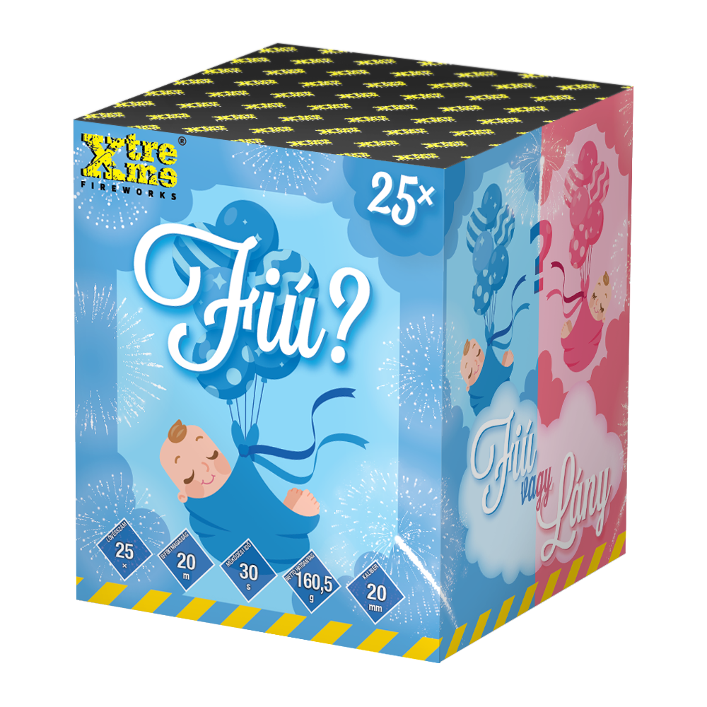 FIÚ (fiú vagy lány) tűzijáték babaváró partyhoz